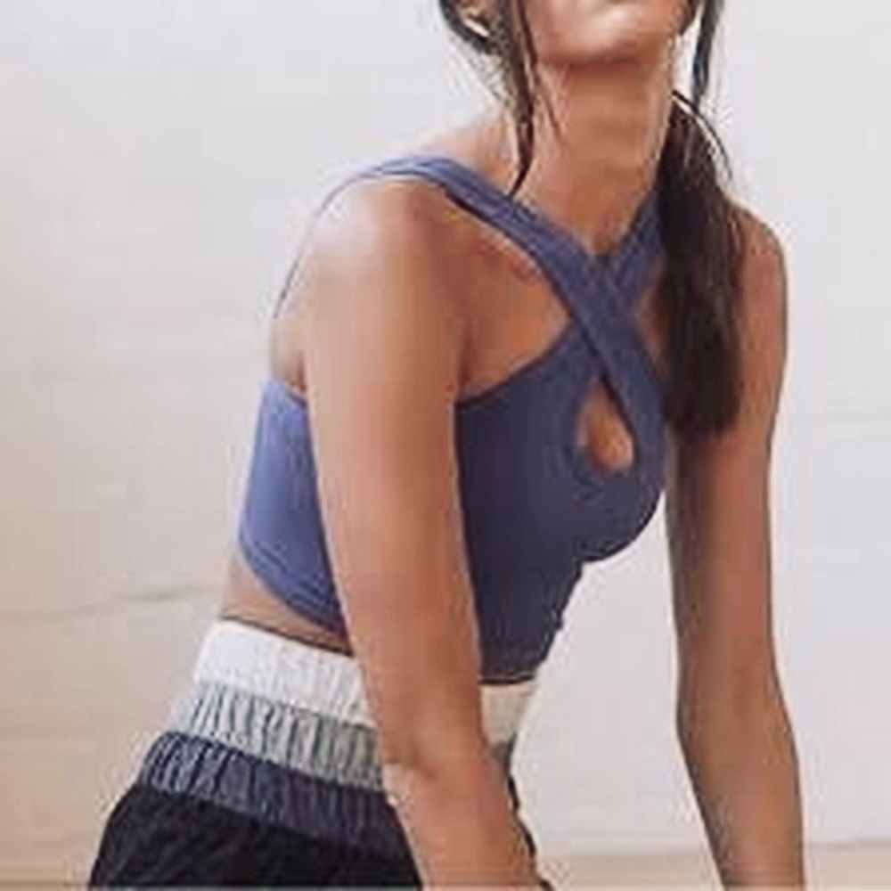 Free People Happiness Runs Convertible Tank nwot Xs small - Picture 2 of 9